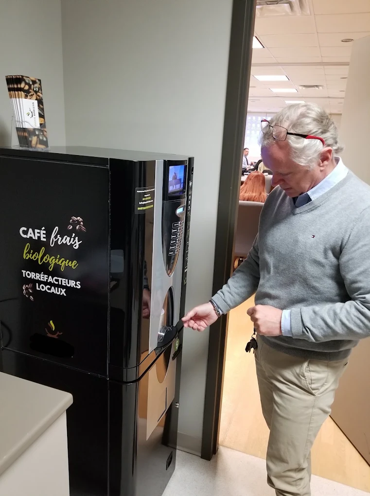 Specialty coffee equipment in commercial space
